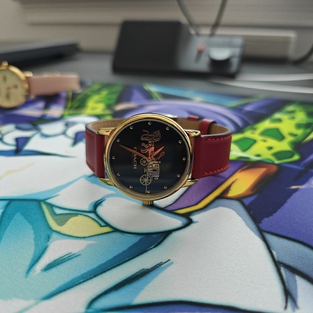 Coach Red and Gold Women's Watch